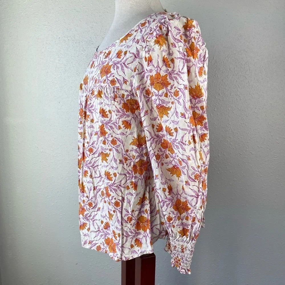 Universal Thread Long Sleeve Floral Top Size XL EUC - Picture 3 of 8